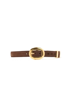 'Vintage' Brass Buckle Belt-Altuzarra Discount